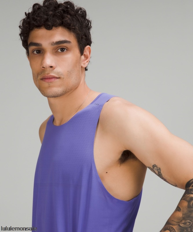 Lululemon Deutschland DELULU991 | Lululemon Deutschland Belastet Indigo Schnell Und Kostenlos Singlet